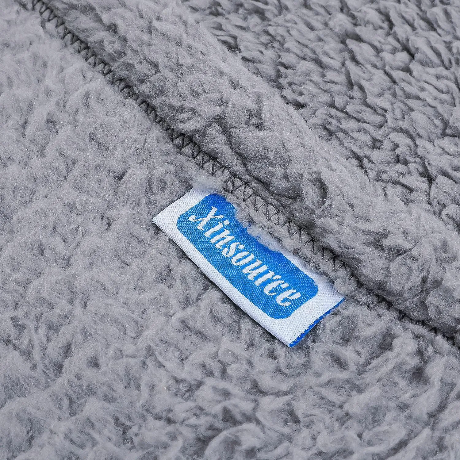 2 Pack Dog Blanket for Medium Size Dogs & Cats Soft Sherpa Fleece Pet Blanket Throw for Sofa, Couch Thick Durable Pet Bed Cover, Floor Mat(Medium (3240"), Grey Blanket)