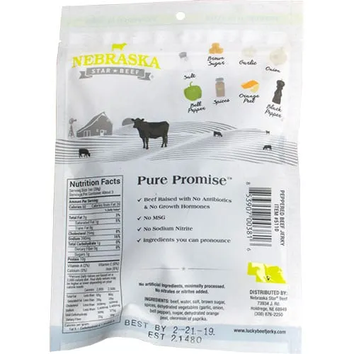 3oz Peppered Slab Jerky