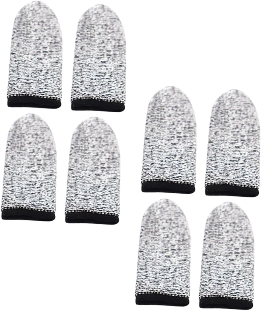 4pairs Pet Oral Cleaners Cat Dog Toothbrush Finger Sleeves for Cleaning Reusable Easy to Supplies for Pets