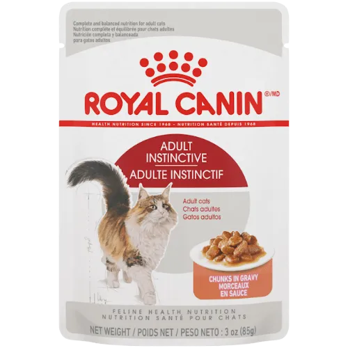 Adult Instinctive Chunks in Gravy Pouch - Wet Cat Food - Royal Canin
