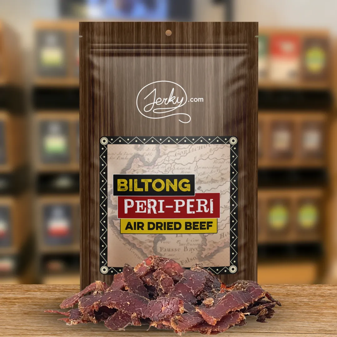 All-Natural Beef Biltong Jerky - Peri Peri