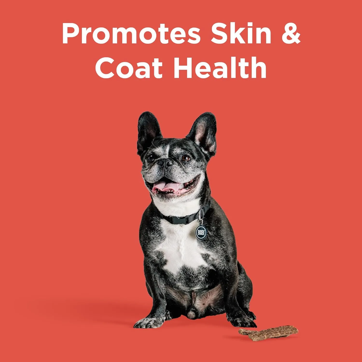 BIXBI Skin & Coat Support Beef Liver Jerky Dog Treats, 5 Oz - USA Made Grain Free Dog Treats - Antioxidant Rich To Support Shiny, Full Bodied Coats - High In Protein, Whole Food Nutrition, No Fillers