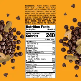 Bobo's Protein Bar Variety Pack, Chocolate Chip Peanut Butter (6 Bars) and Double Chocolate Almond Butter (6 Bars)
