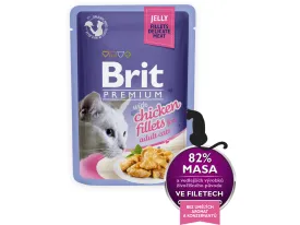 Brit Premium Cat Delicate Fillets in Jelly with Chicken 85 g