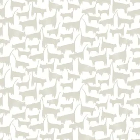 Cat Tails Peel & Stick Wallpaper // Beige