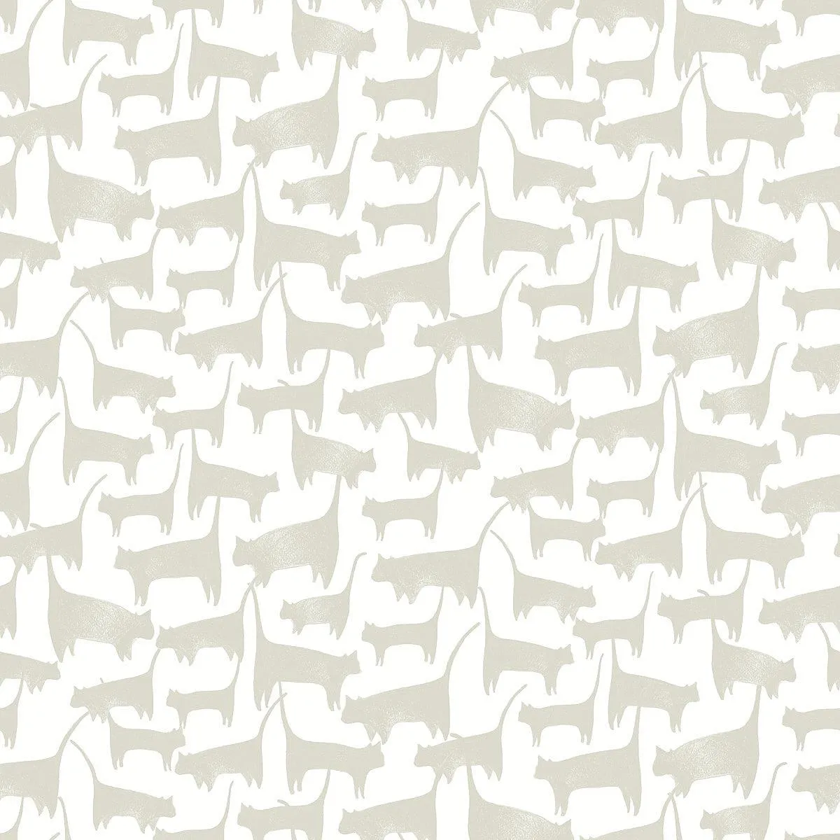 Cat Tails Peel & Stick Wallpaper // Beige
