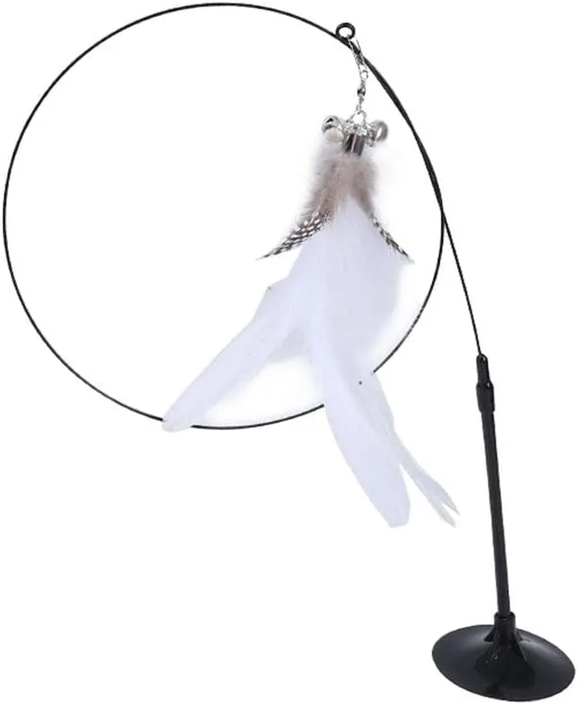Cat Toys | Powerful Suction Cup Handheld Teaser Wand