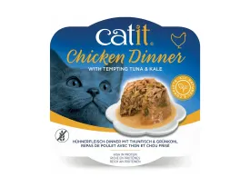 Catit Chicken Dinner, Tuna & Kale 80 g, 6pcs/box