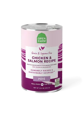 Chicken & Salmon Pâté - Wet Dog Food - Open Farm