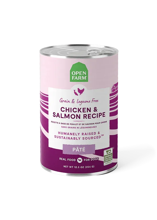 Chicken & Salmon Pâté - Wet Dog Food - Open Farm