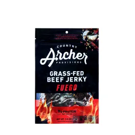 Country Archer Grass-Fed Beef Jerky Fuego 2.5oz