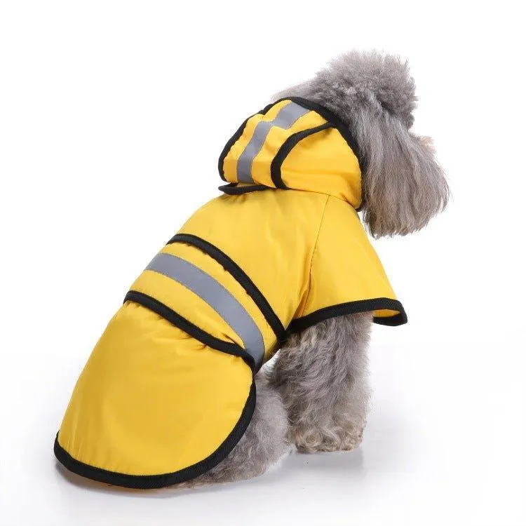 Dog Raincoat Hooded Slicker Poncho