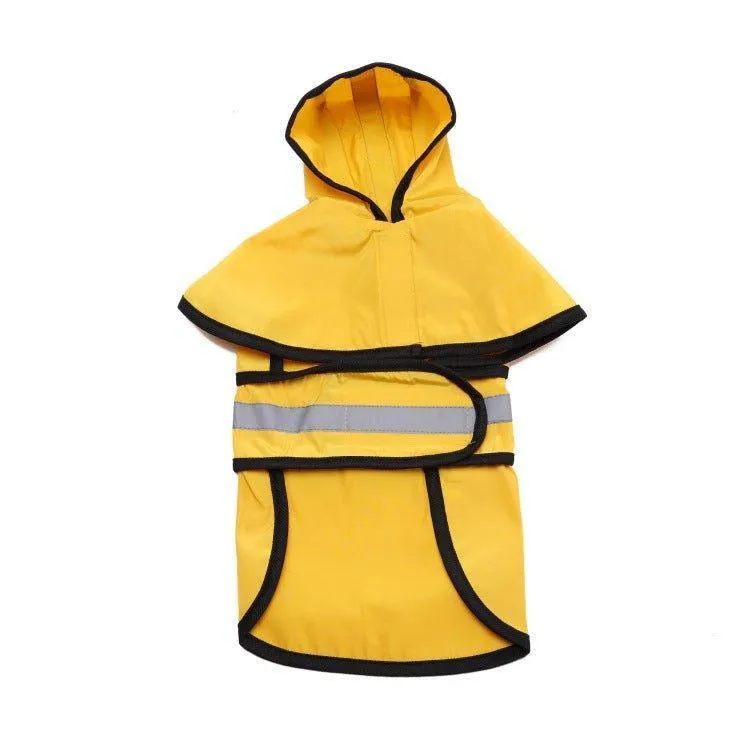 Dog Raincoat Hooded Slicker Poncho