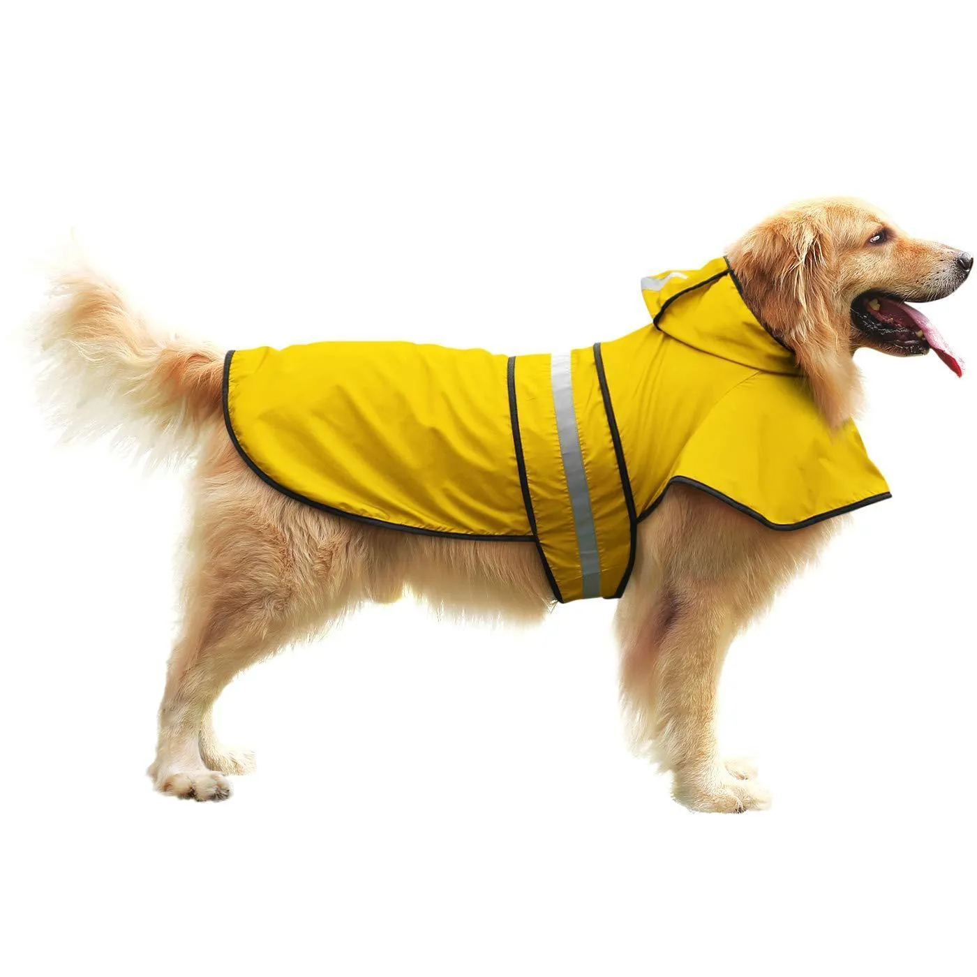 Dog Raincoat Hooded Slicker Poncho