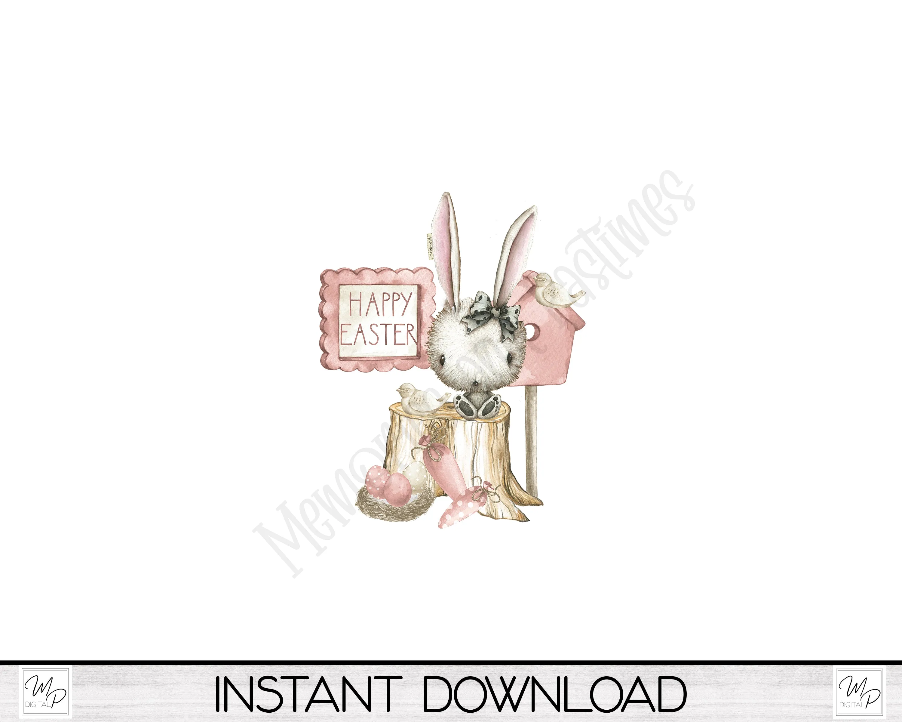 Easter Pillow Cover PNG Sublimation Design, Digital Download, Square Pillow Case PNG Design