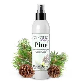 Eclectic Lady Pine Body Spray, Double Strength, 2 ounces, Body Mist for Women with Clean, Light & Gentle Fragrance, Cologne with Soft, Subtle Aroma For Daily Use