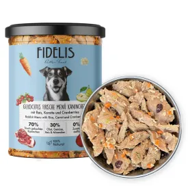 Fidelis Cooked Rabbit Menu Wet Food Jar