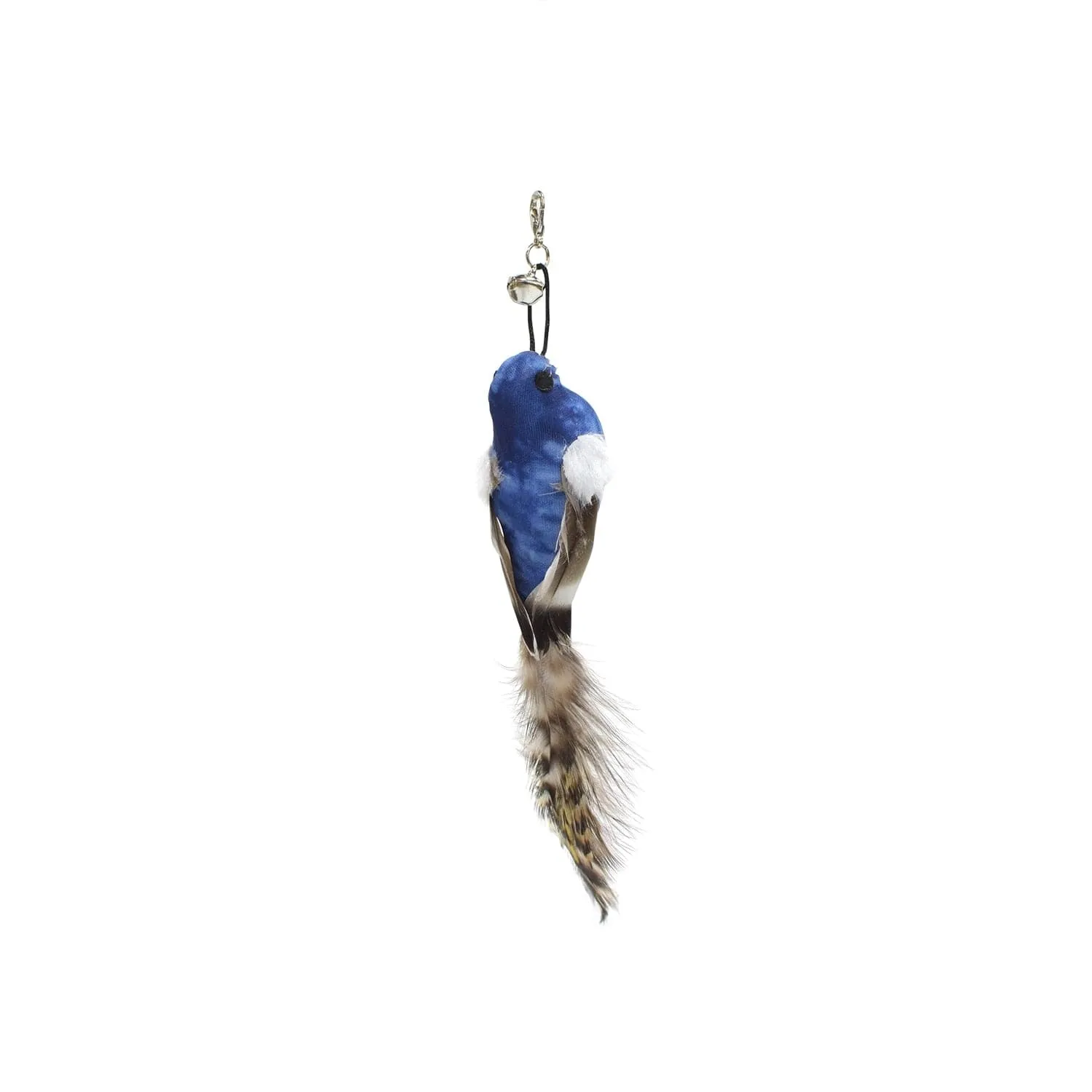 Funny Simulation Bird Interactive Cat Toy with Super Suction Cup Feather Bird for Kitten Play Chase Exercise Cat Toy Supplies