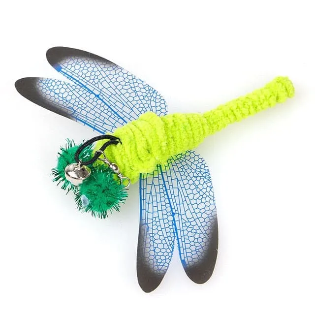 Funny Simulation Bird Interactive Cat Toy with Super Suction Cup Feather Bird for Kitten Play Chase Exercise Cat Toy Supplies