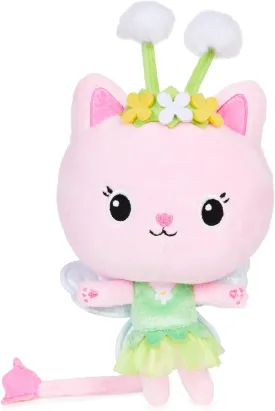 Gabbys Dollhouse, 7-inch Kitty Fairy Purr-ific Plush Toy, Kids Toys for Ages 3 and up