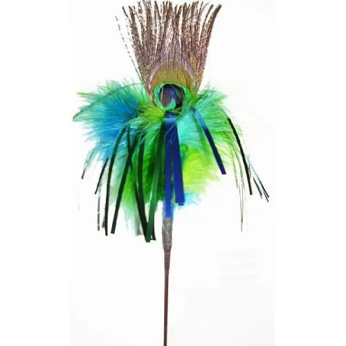 Go Cat 18" Peacock Sparkler Cat Toy