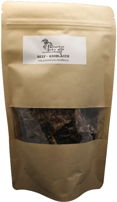 Halal Beef Jerky - Knoblauch