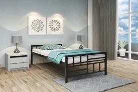 Homdec Scorpius Space Saving Foldable Metal Single Bed