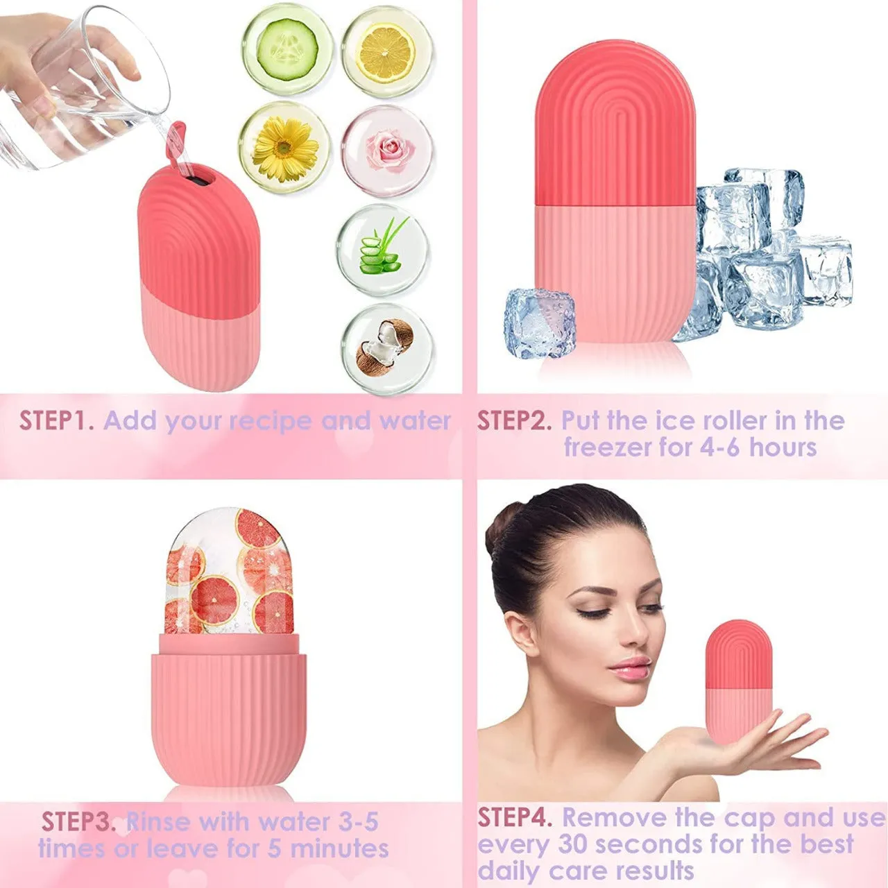 Hyuman Ice Roller For Face, Neck and Body | Face Massager