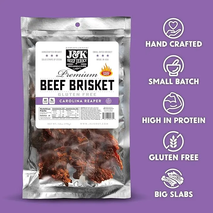 J&K Beef Brisket - Carolina Reaper Flavor