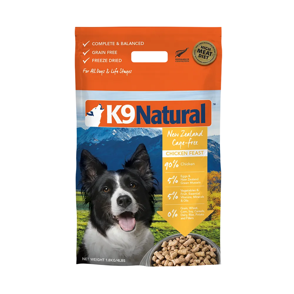 K9 Natural Dog Freeze Dried Chicken 1.8kg