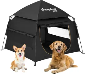 KingCamp Foldable Pet Playpen - Portable Dog Tent for Small to Medium Dogs, Puppy Play Pen with Carrying Case, Indoor/Outdoor Pet Playpen