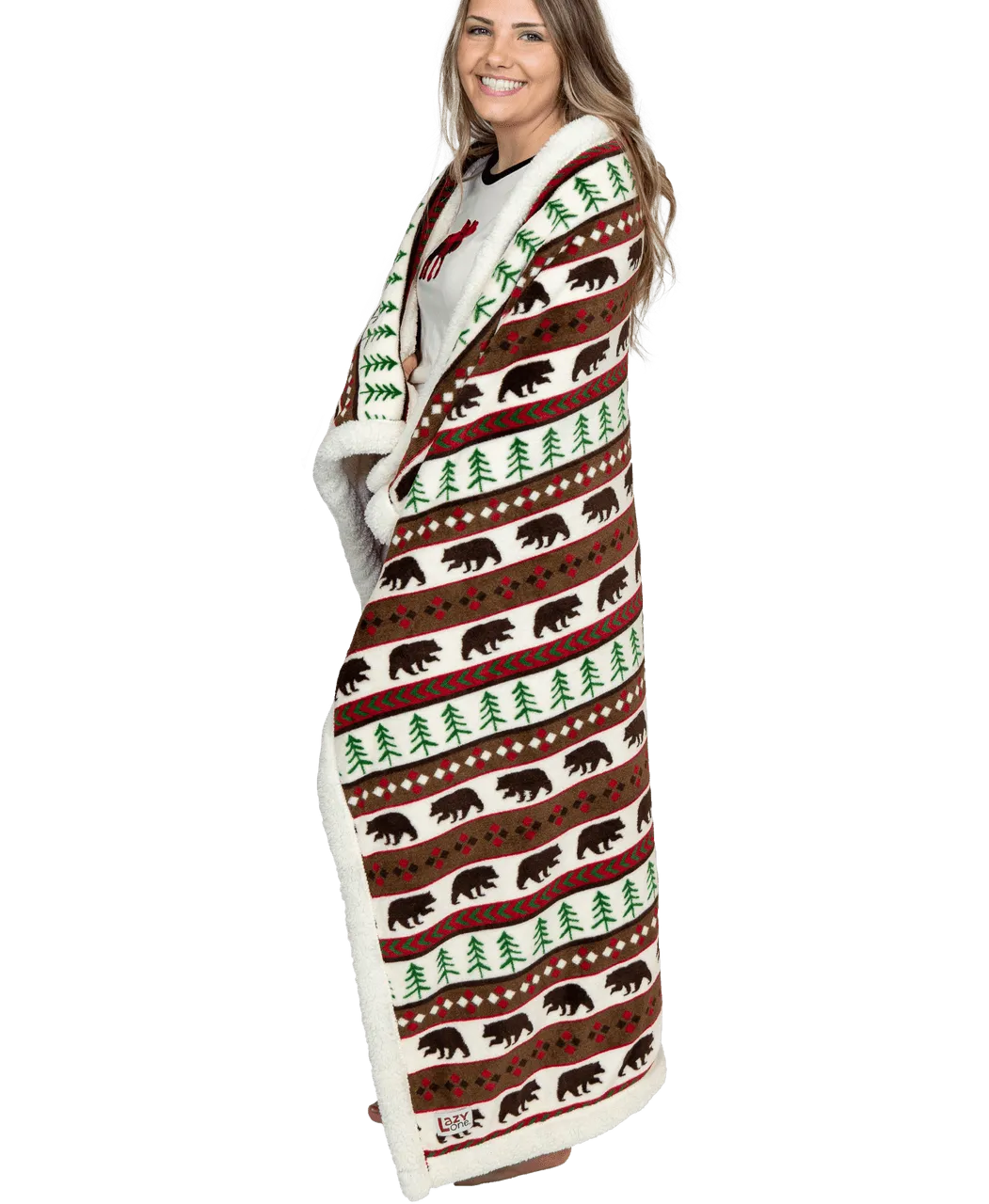 Lazyone Fleece Throw Blanket