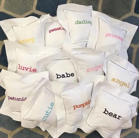 Linen Small Square Pillow