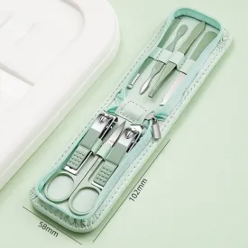 Manicure Set Nail Clippers Kit 7Pcs