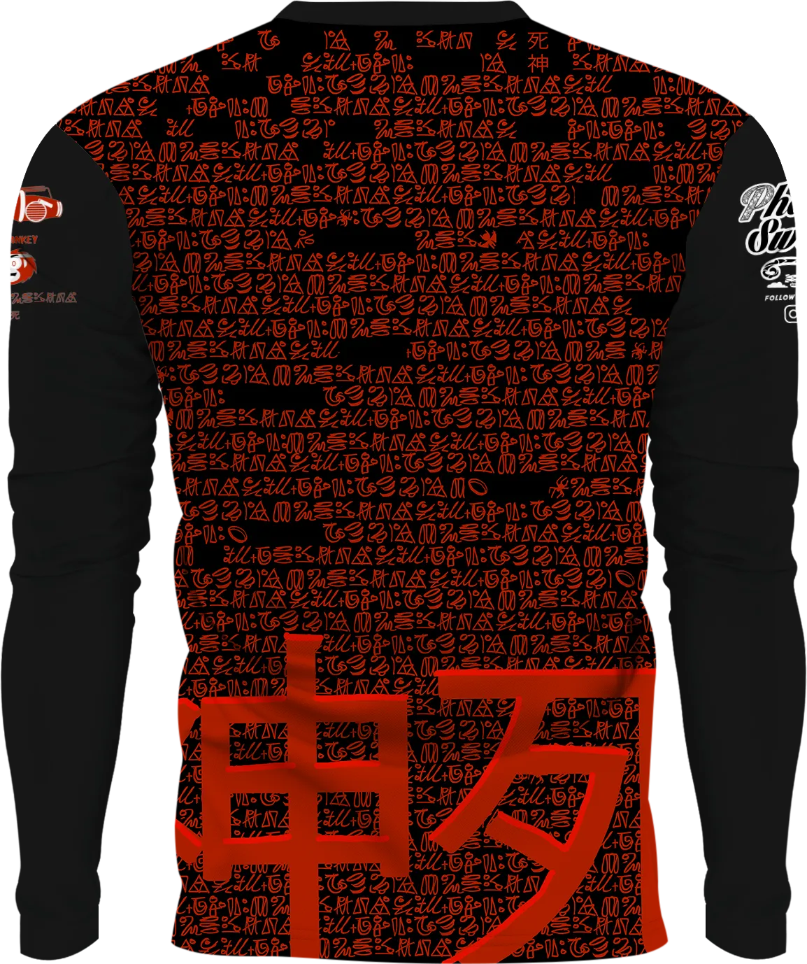 Monkey Zombie Dark Long Sleeve