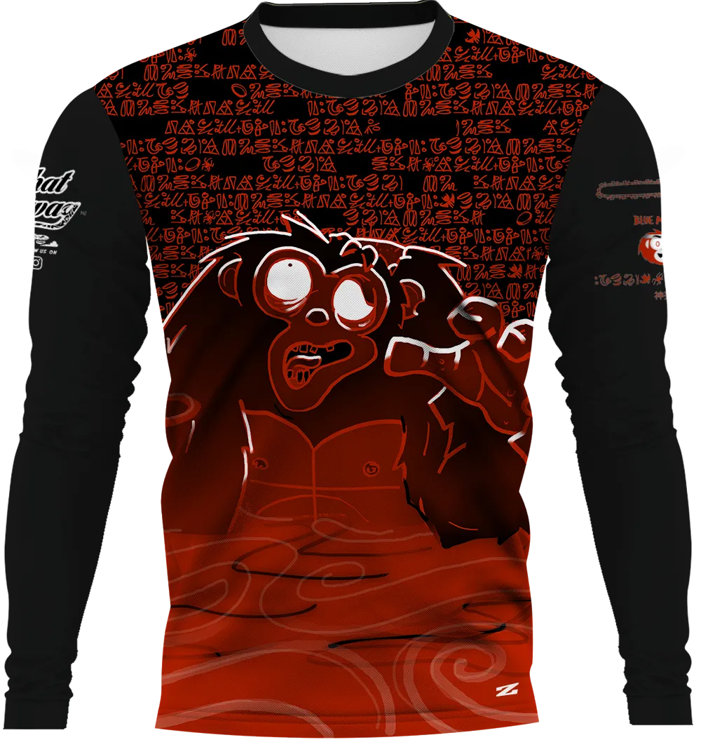 Monkey Zombie Dark Long Sleeve