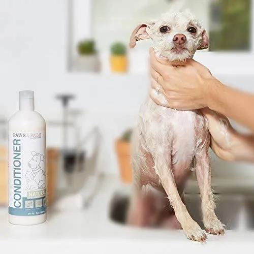 Natural Oatmeal Dog-Shampoo and Conditioner Combo - 20oz Medicated Clinical Vet Formula Wash for All Pets Puppy & Cats - Made with Aloe Vera for Relieving Dry Itchy Skin