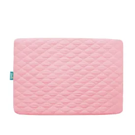 Pack N Play Mattress Pad Cover/ Protector - Ultra Soft Microfiber, Waterproof, Pink (for Standard Playpen/ Mini Crib)