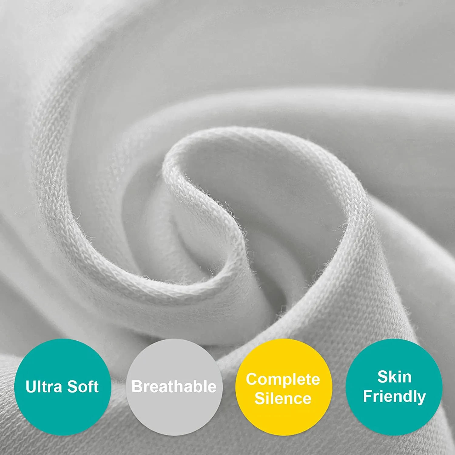 Pack n Play Sheet | Mini Crib Sheet - 2 Pack, 100% Organic Cotton, Fits Graco Pack and Play, Grey & Navy