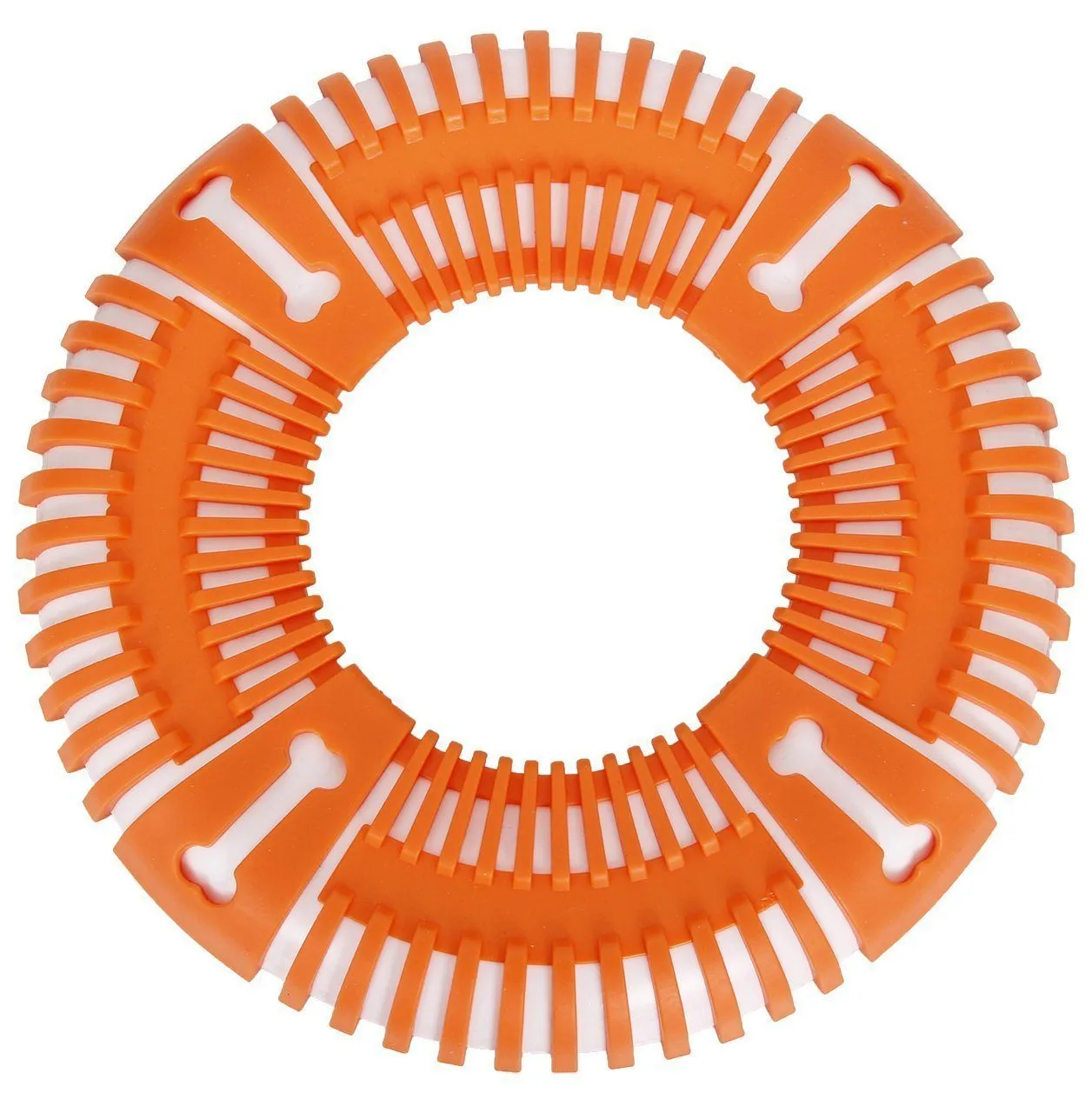 Pet Life ® 'Denta-Bark' Sporty Durable Flexible Toss and Fetch Frisbee Oral Hygiene Pet Dog Toy