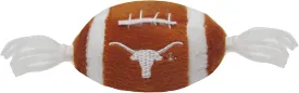 Pets First NCAA TEXAS LONGHORNS Catnip Toy in Football Shape with Team Logo in Vibrant Team Color