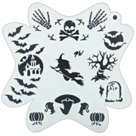 PK | FRISBEE Face Painting Stencil | New Mylar - Ultimate Halloween - B6