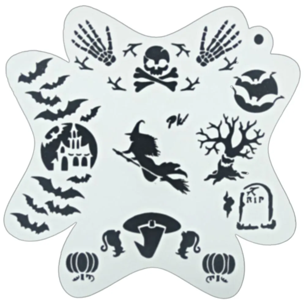 PK | FRISBEE Face Painting Stencil | New Mylar - Ultimate Halloween - B6