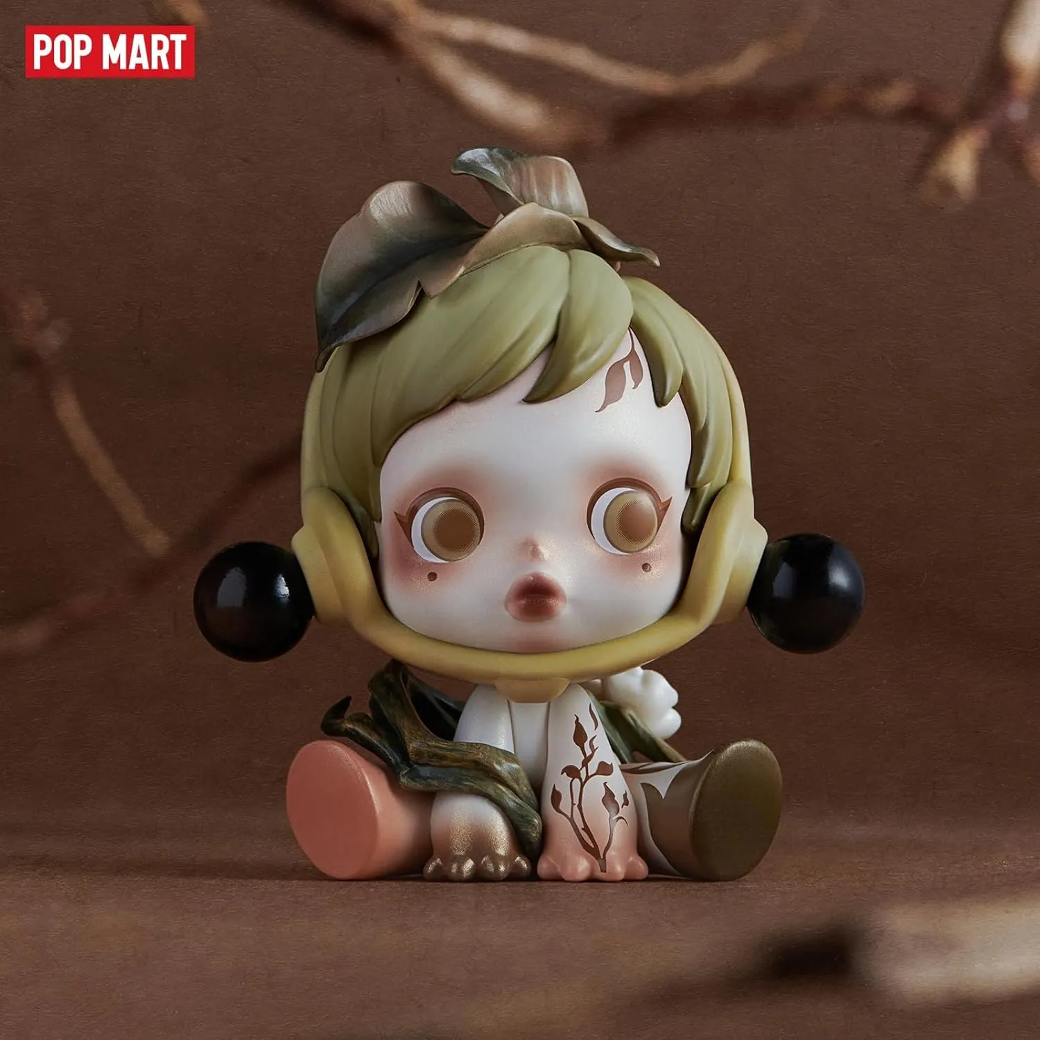 POP MART SKULLPANDA The Ink Plum Blossom Series Figures, SKULLPANDA Blind Box Figures, Random Design Action Figures Collectible Toys Home Decorations, Holiday Birthday Gifts, Single Box