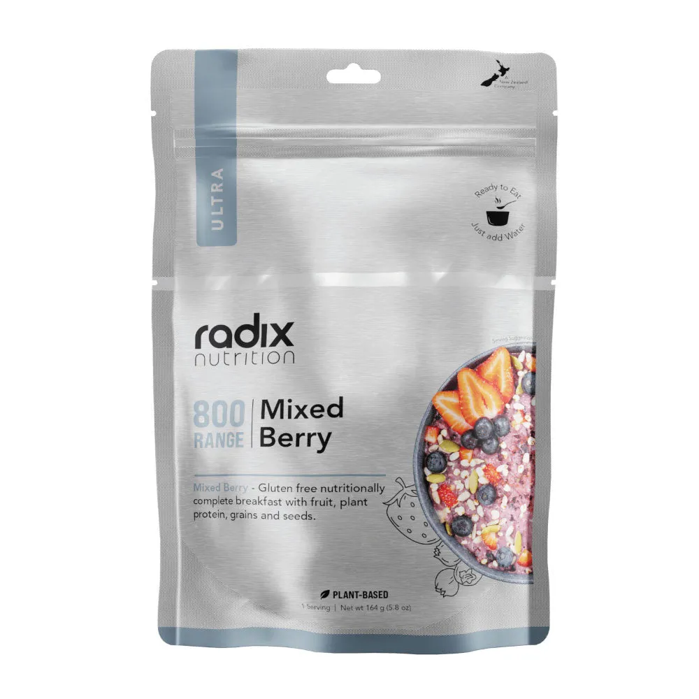 Radix Nutrition Ultra v9 Mixed Berry Breakfast Meal (164g) 800kcal