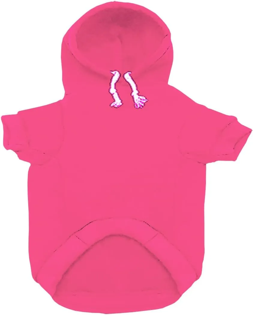 Security Dog Hoodies Dog Clothes Apparel Winter Sweatshirt Warm Sweater Cotton Puppy Small Dog Hoodie for Small Dog Medium Large Dog Cat (Magenta, XS)