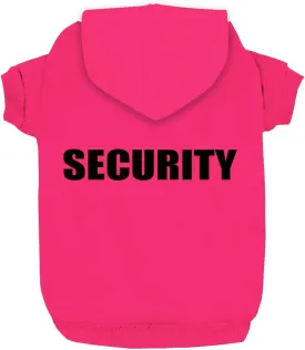Security Dog Hoodies Dog Clothes Apparel Winter Sweatshirt Warm Sweater Cotton Puppy Small Dog Hoodie for Small Dog Medium Large Dog Cat (Magenta, XS)