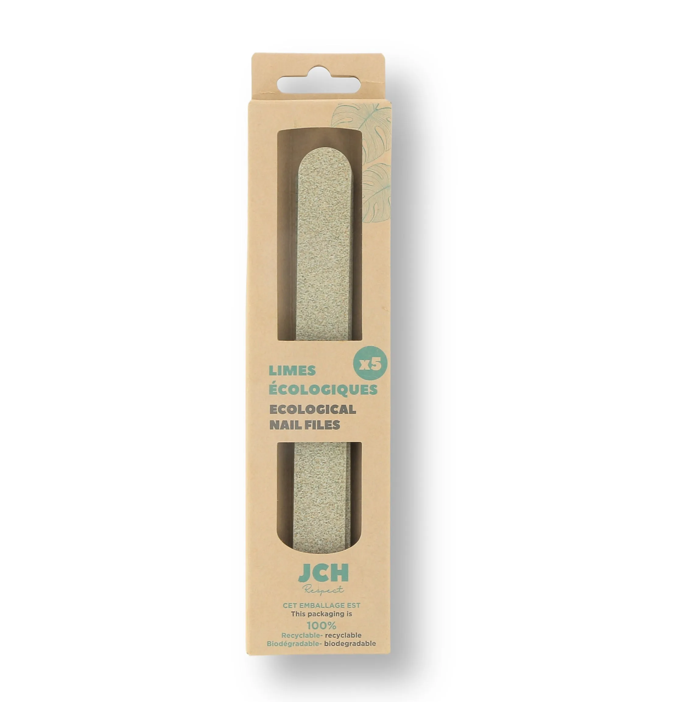 Set of 5 Ecological Nail Files