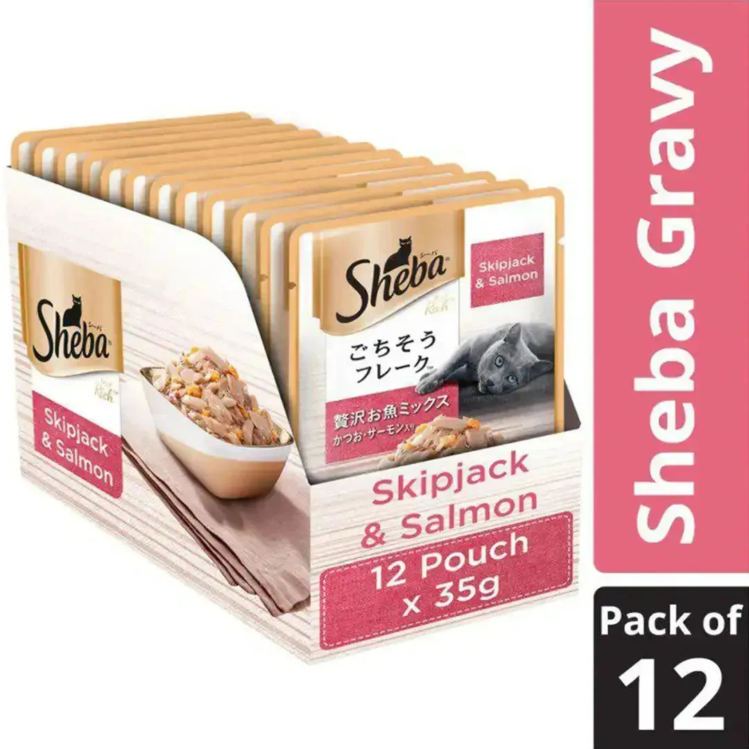 Sheba Skipjack & Salmon