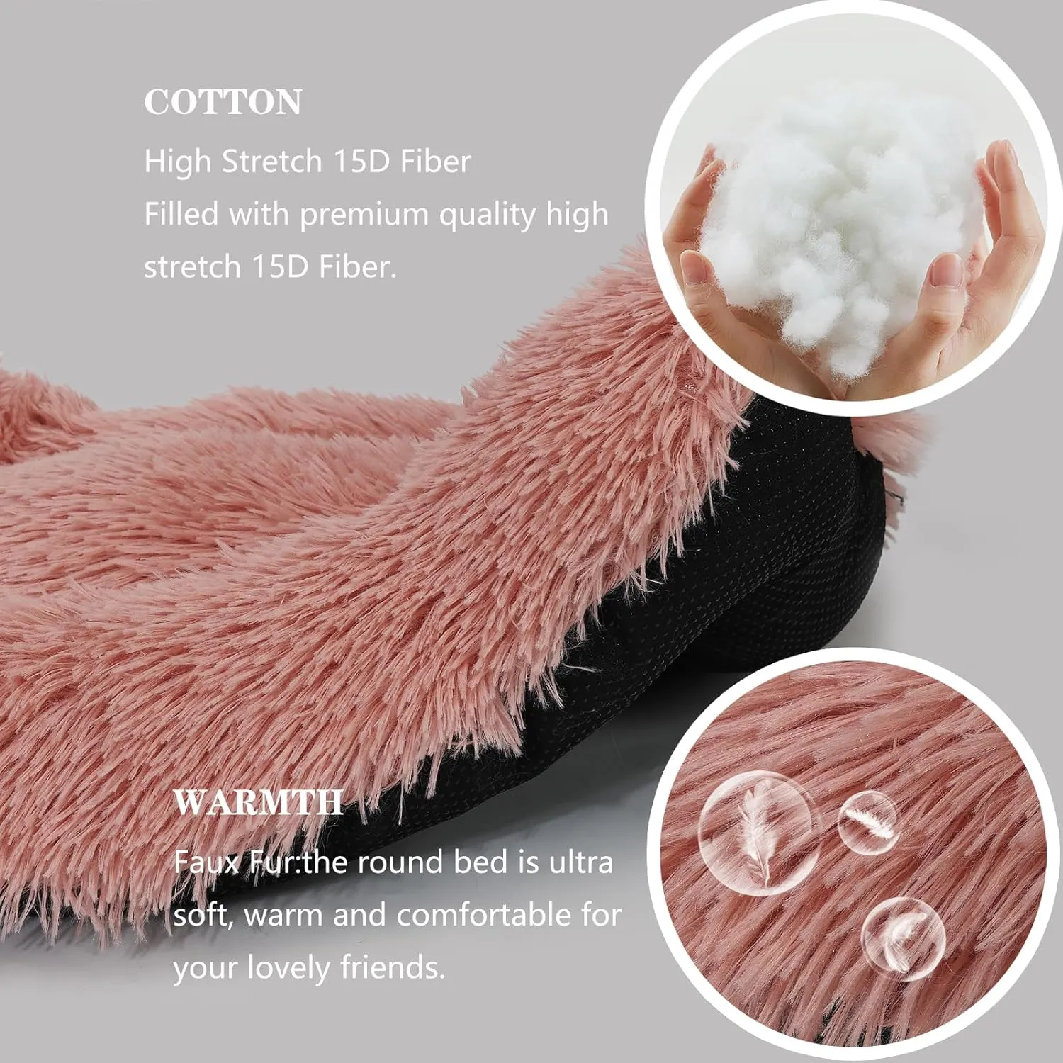 Small Dog Bed for Crate Pink Crate Pad, Washable Dog Crate Beds for Extra Small Dogs CatsPuppy Bed Pillow Plush Kennel Pad 22 inch
